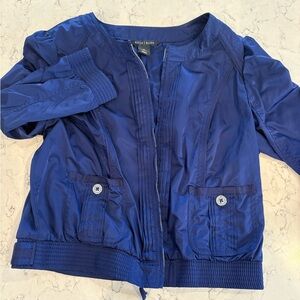 White House Black Market Navy Bomber Jacket